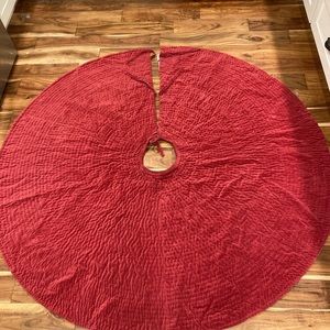 Pottery Barn velvet tree skirt